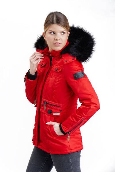 Marikoo Navahoo Schätzchen Damen Jacke mit Teddyfell Auslauf