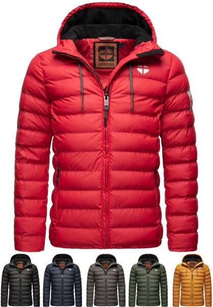 Marikoo Stone Harbour Zaharoo wasserdichte Herren Regen Steppjacke Weihnachtsangebot