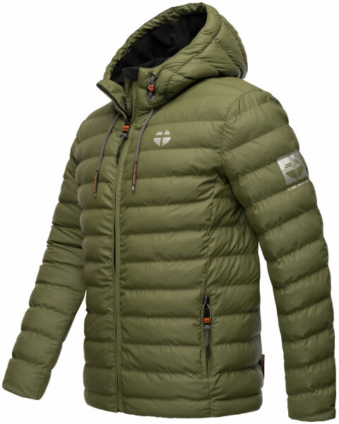Marikoo Stone Harbour Zaharoo wasserdichte Herren Regen Steppjacke Weihnachtsangebot