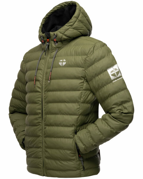 Marikoo Stone Harbour Zaharoo wasserdichte Herren Regen Steppjacke Weihnachtsangebot
