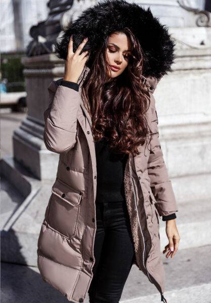 Marikoo Navahoo Cosimaa Damen Parka Winterjacke mit Regenschirm und Tragetasche Valentinstagsangebot