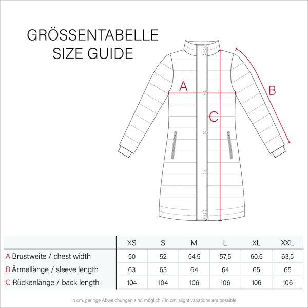 Marikoo Navahoo Fahmiyaa Damen lange Winterjacke mit Kapuze Jubiläumsangebot