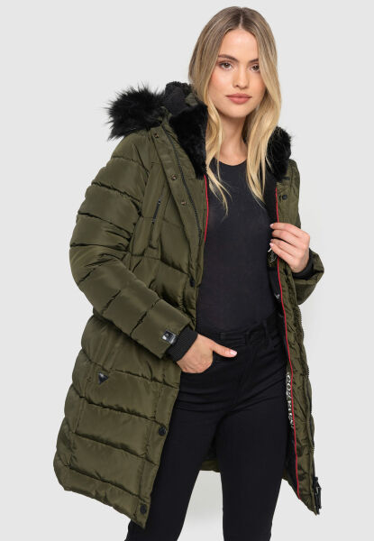 Marikoo Navahoo Lotusblüte Princess Damen lange Winter Steppjacke Top Angebot