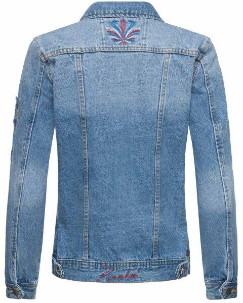 Marikoo Navahoo Pamuyaa Damen Jeans Jacke Neueste Mode