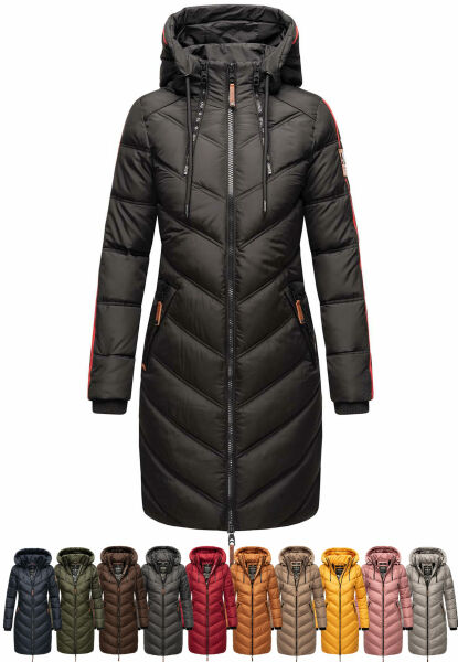 Marikoo Armasa lange Damen Winter Steppjacke Neuheiten