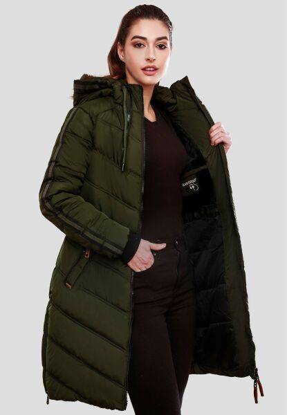 Marikoo Armasa lange Damen Winter Steppjacke Neuheiten