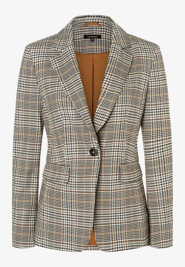 More & More Glencheck-Blazer, kariert, Herbst-Kollektion Clearance-Verkauf