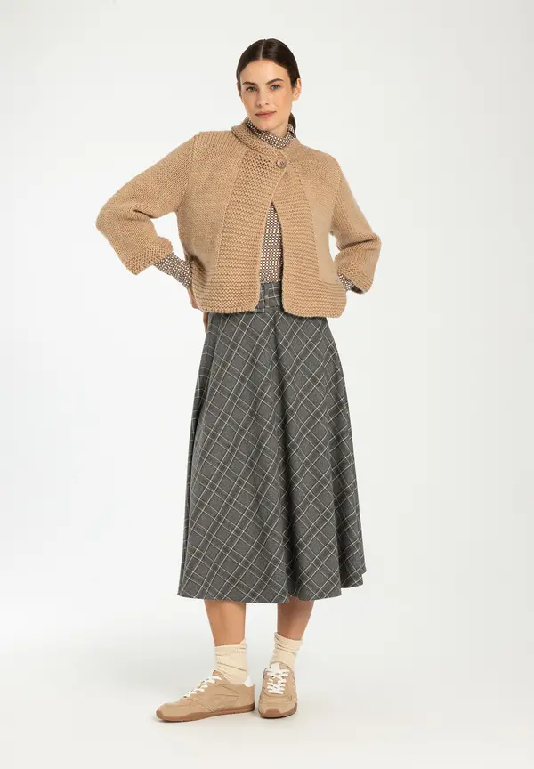 More & More Cardigan, camel, Herbst-Kollektion Fabrikladen