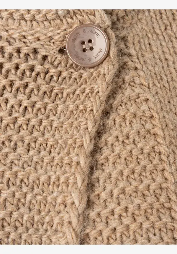 More & More Cardigan, camel, Herbst-Kollektion Fabrikladen