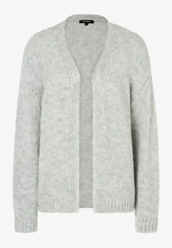 More & More Cardigan, grau melange, Herbst-Kollektion Black Friday Preise
