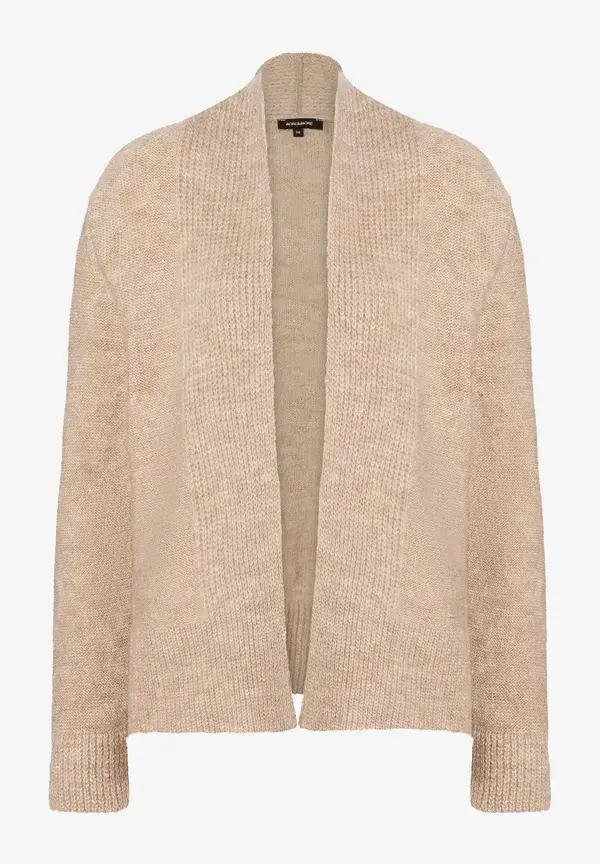 More & More Cardigan, camel melange, Herbst-Kollektion Rabatte dieses Monats