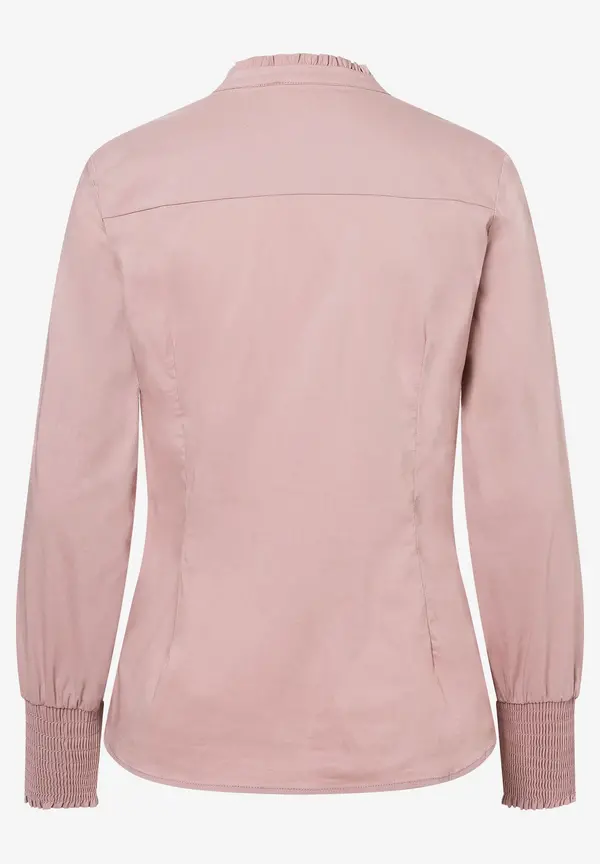 More & More Baumwoll/Stretch Bluse, rosa, Herbst-Kollektion 2025