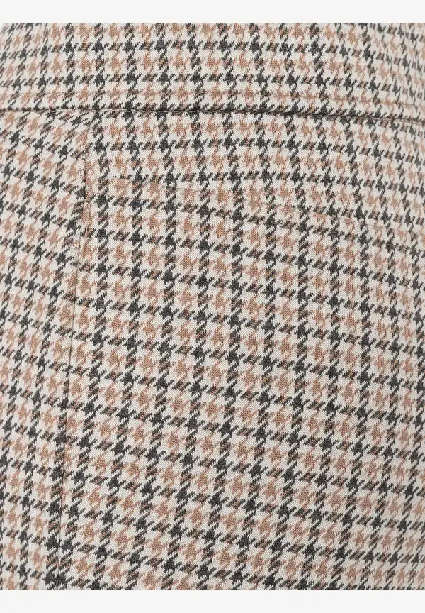 More & More Jerseyhose, Hahnentrittmuster, Herbst-Kollektion Outlet