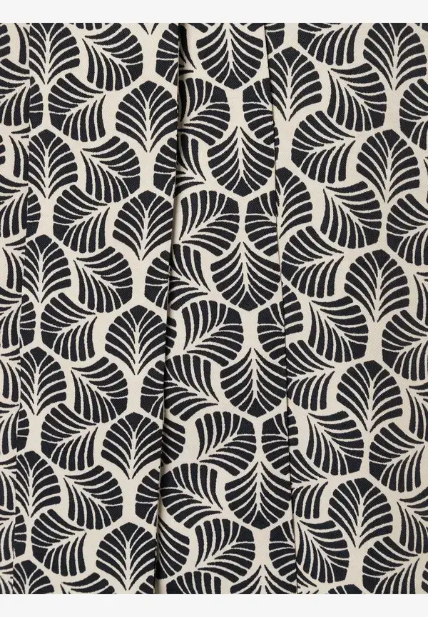 More & More Printbluse mit Schluppe, beige/schwarz, Herbst-Kollektion Verkauf