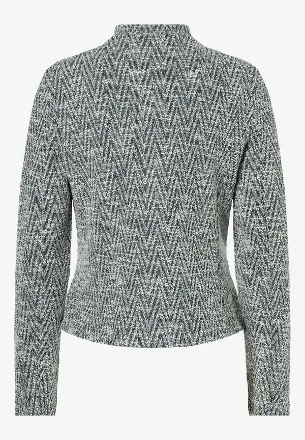More & More Jerseyjacke, Zick-Zack Muster Blitzverkäufe