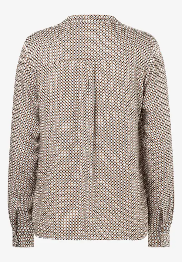 More & More Viskosebluse, Minimal-Print, Herbst-Kollektion Fabrik Onlineshop