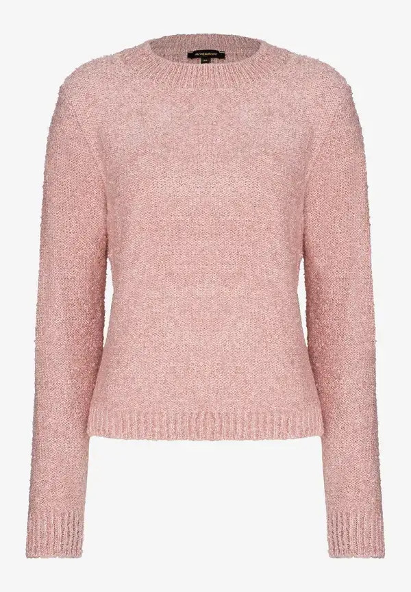 More & More Bouclé-Pullover, rose flush, Herbst-Kollektion Rabatt