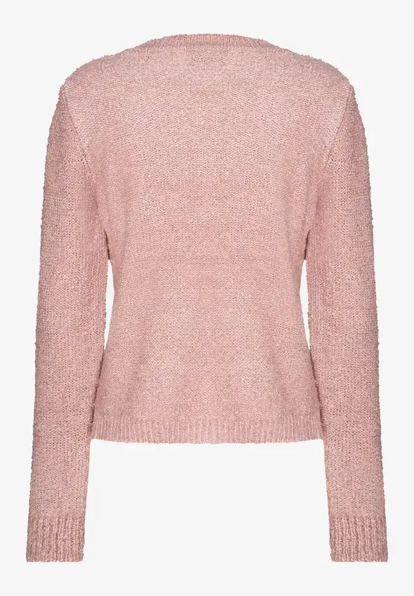 More & More Bouclé-Pullover, rose flush, Herbst-Kollektion Rabatt