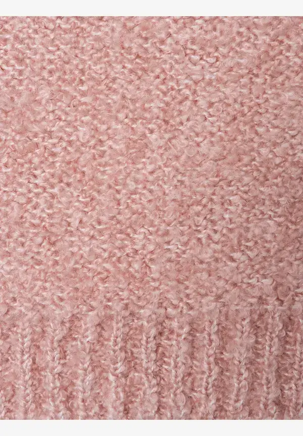 More & More Bouclé-Pullover, rose flush, Herbst-Kollektion Rabatt