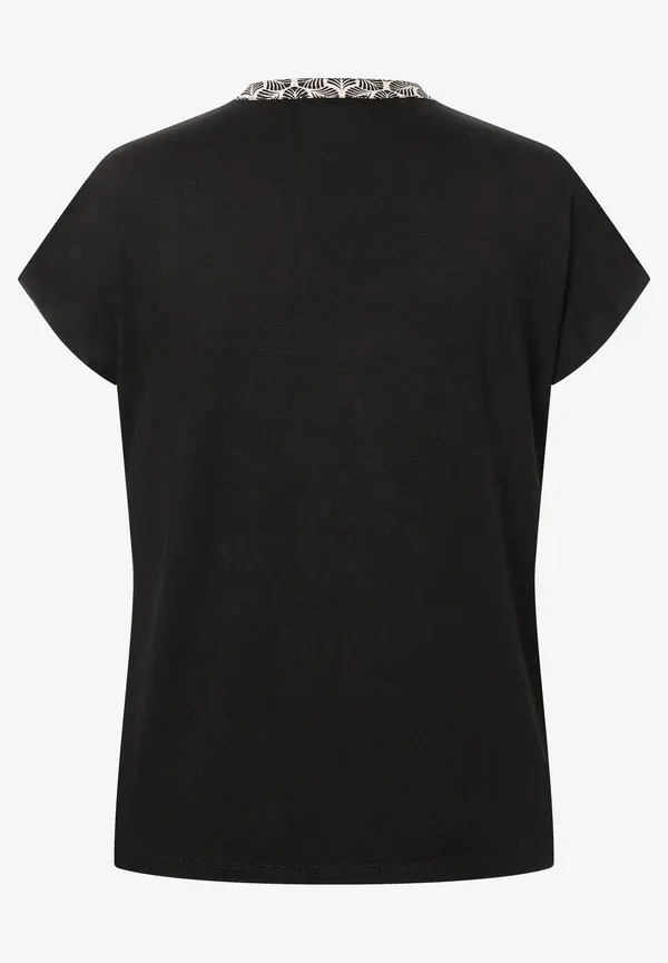 More & More Printshirt, beige/schwarz, Herbst-Kollektion Günstig kaufen