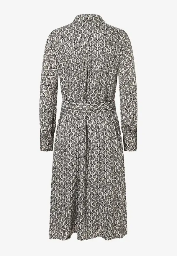 More & More Printkleid, beige/schwarz, Herbst-Kollektion Online Shopping