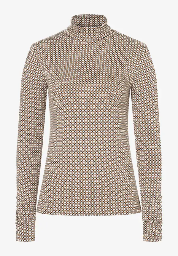 More & More Rollkragenshirt, Minimal-Print, Herbst-Kollektion Black Friday