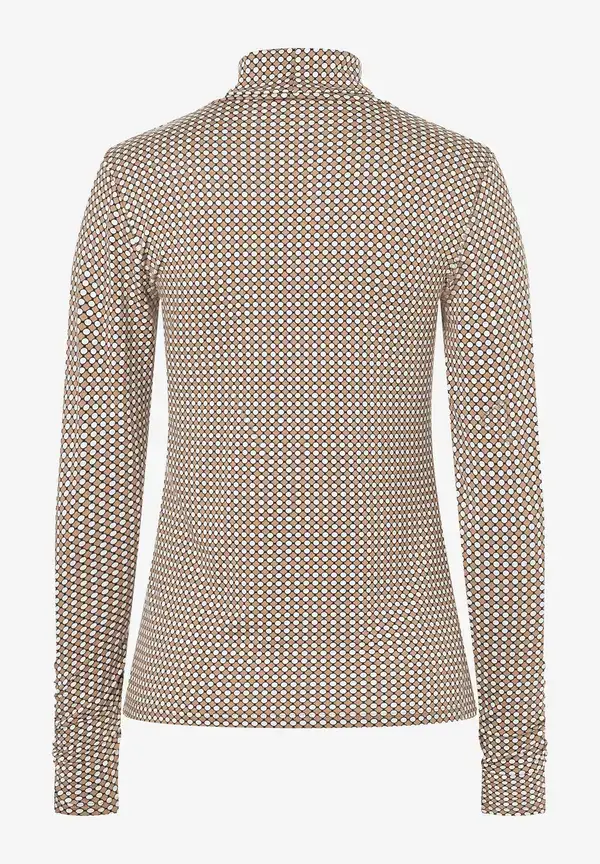 More & More Rollkragenshirt, Minimal-Print, Herbst-Kollektion Black Friday