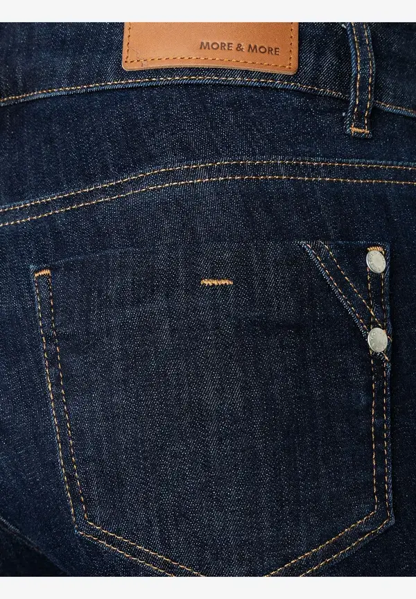 More & More schmale Jeans, HAZEL, dark blue denim Cyber Monday