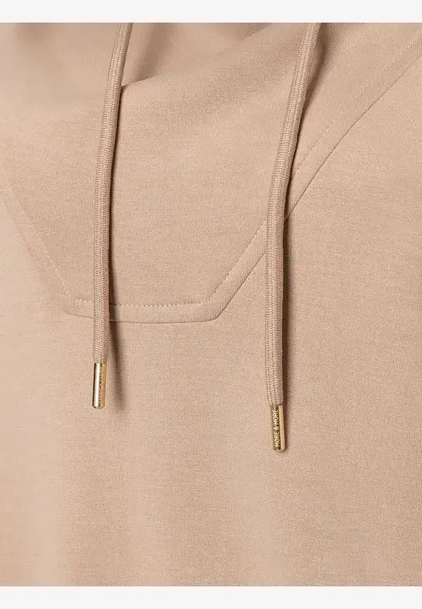 More & More Kapuzensweatshirt, beige macchiato, Herbst-Kollektion Weihnachtsangebot