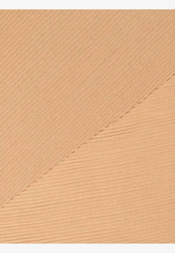 More & More Plissée-Schal, beige macchiato, Herbst-Kollektion Lagerräumung