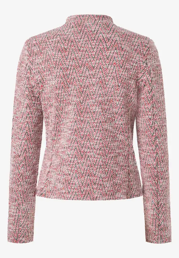 More & More Jerseyjacke, Zick-Zack Muster, Herbst-Kollektion Große Rabatte