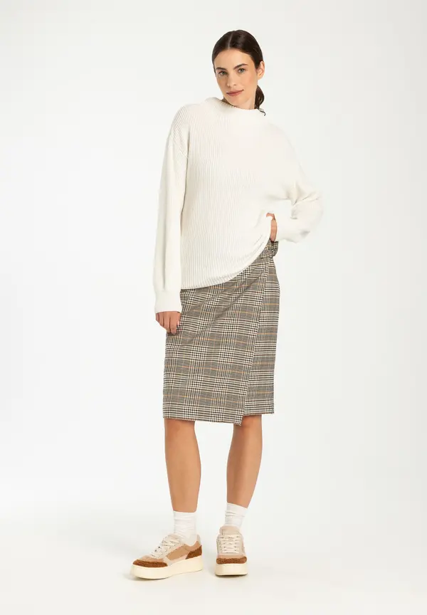 More & More Rippstrick-Pullover, ecru, Herbst-Kollektion Saisonale Angebote
