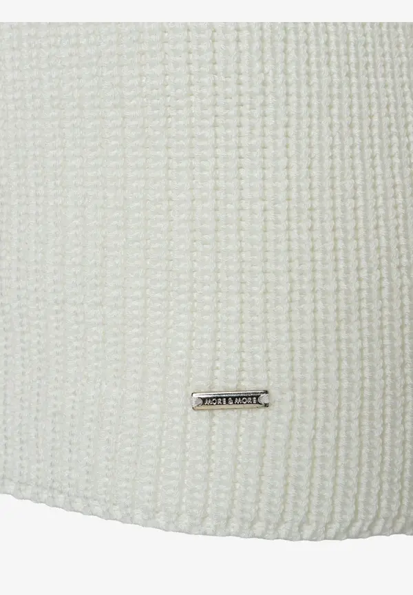 More & More Rippstrick-Pullover, ecru, Herbst-Kollektion Saisonale Angebote