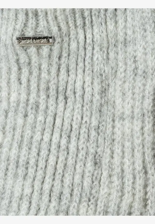 More & More Rippen-Strickjacke, grau melange, Herbst-Kollektion VIP-Rabatte