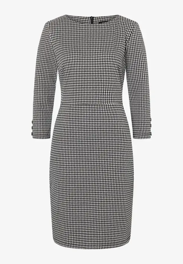 More & More Jerseykleid, Hahnentritt-Dessin, Herbst-Kollektion JETZT KAUFEN