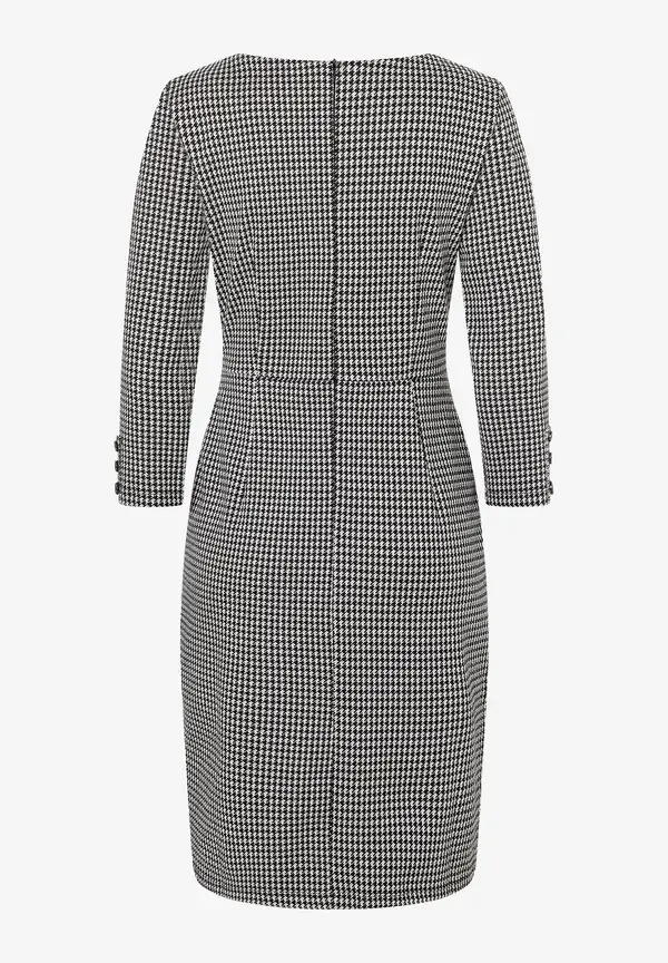 More & More Jerseykleid, Hahnentritt-Dessin, Herbst-Kollektion JETZT KAUFEN