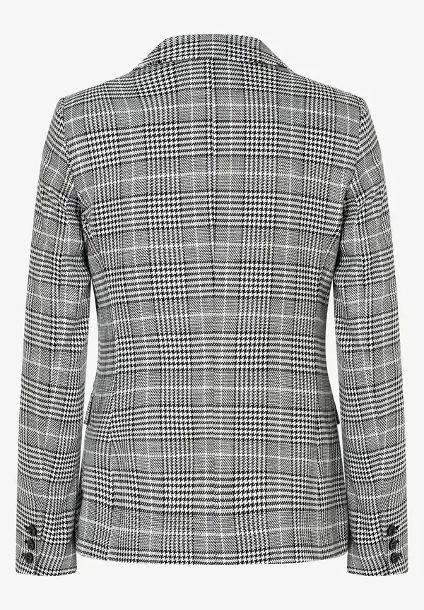 More & More Glencheck Blazer, schwarz/ecru, Herbst-Kollektion Bis zu 50% Rabatt