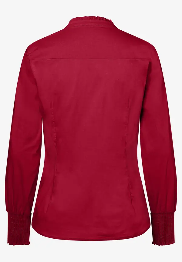 More & More Baumwoll/Stretch Bluse, rot, Herbst-Kollektion Bis zu 55% Rabatt