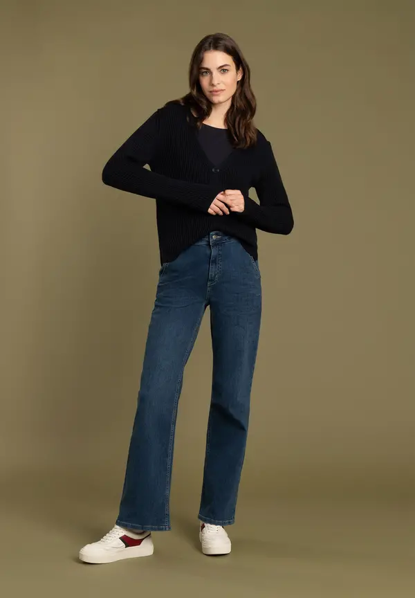 More & More Cardigan, Rippe, marine zollfrei