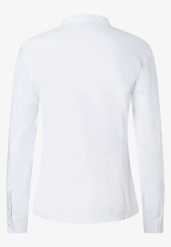 More & More Baumwoll/Stretch Bluse, weiß, Herbst-Kollektion Angebote