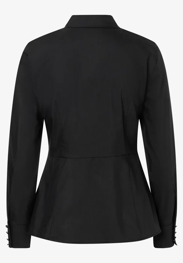 More & More Hemdbluse mit Falten-Detail, schwarz, Herbst-Kollektion Hotsell