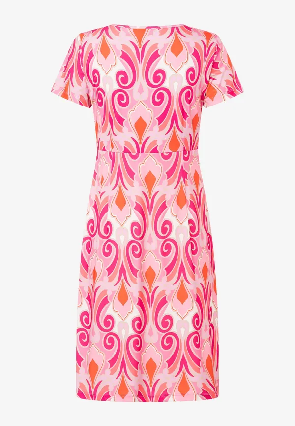 More & More Jerseykleid, Ornament-Print, rosa/rot/pink Meist gekauft