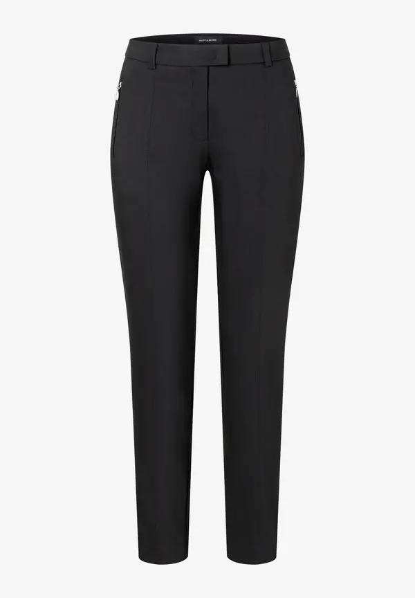 More & More gepflegte Stretchhose, schwarz Rabatt
