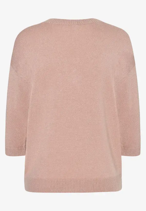 More & More V-Neck Pullover, rosa, Frühjahres-Kollektion Weihnachtsangebot