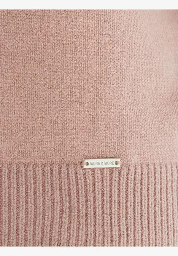 More & More V-Neck Pullover, rosa, Frühjahres-Kollektion Weihnachtsangebot