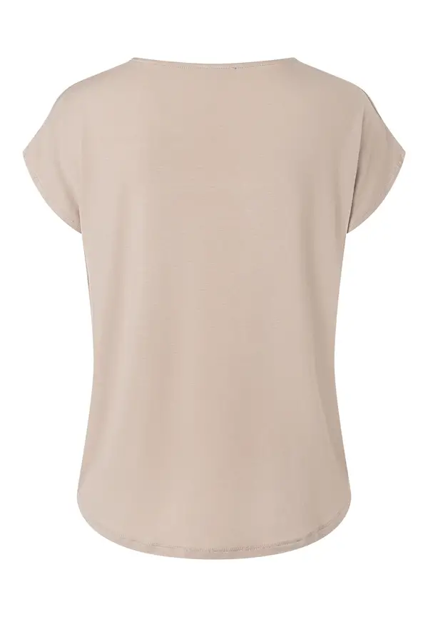 More & More Shirt mit Satinfront, sand Osterangebot