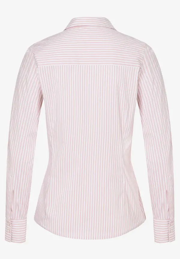 More & More Hemdbluse mit Streifen, rosa/weiß, Frühjahrs-Kollektion Jubiläumsangebot