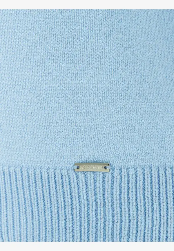 More & More V-Neck Pullover, hellblau, Frühjahres-Kollektion Neueste Mode