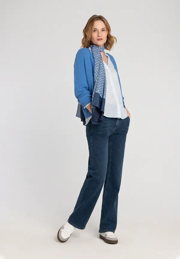 More & More offener Cardigan, blau, Frühjahrs-Kollektion Große Rabatte