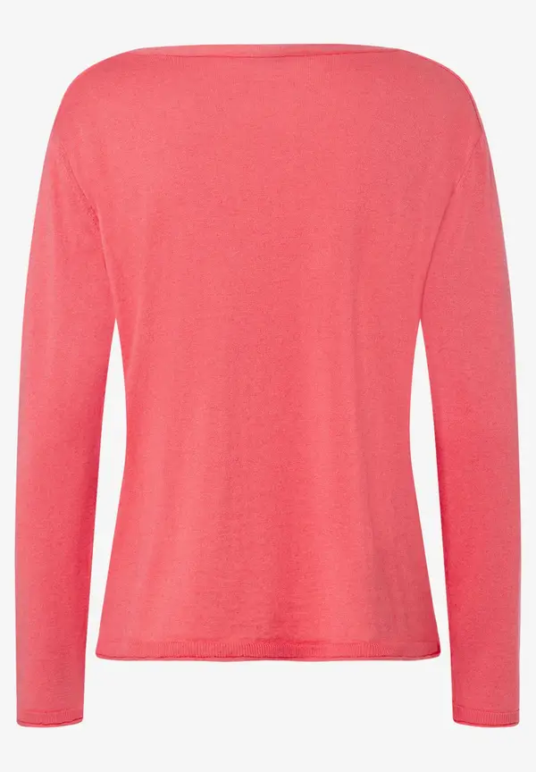 More & More Feinstrick-Pullover mit Kaschmir, milky red, Frühjahrs-Kollektion Neueste Stile